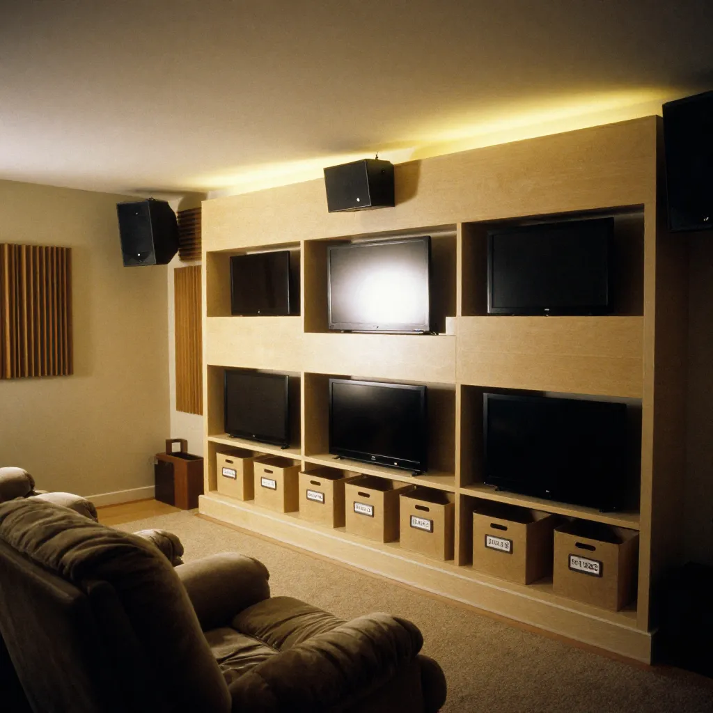 Luxury home cinema environment