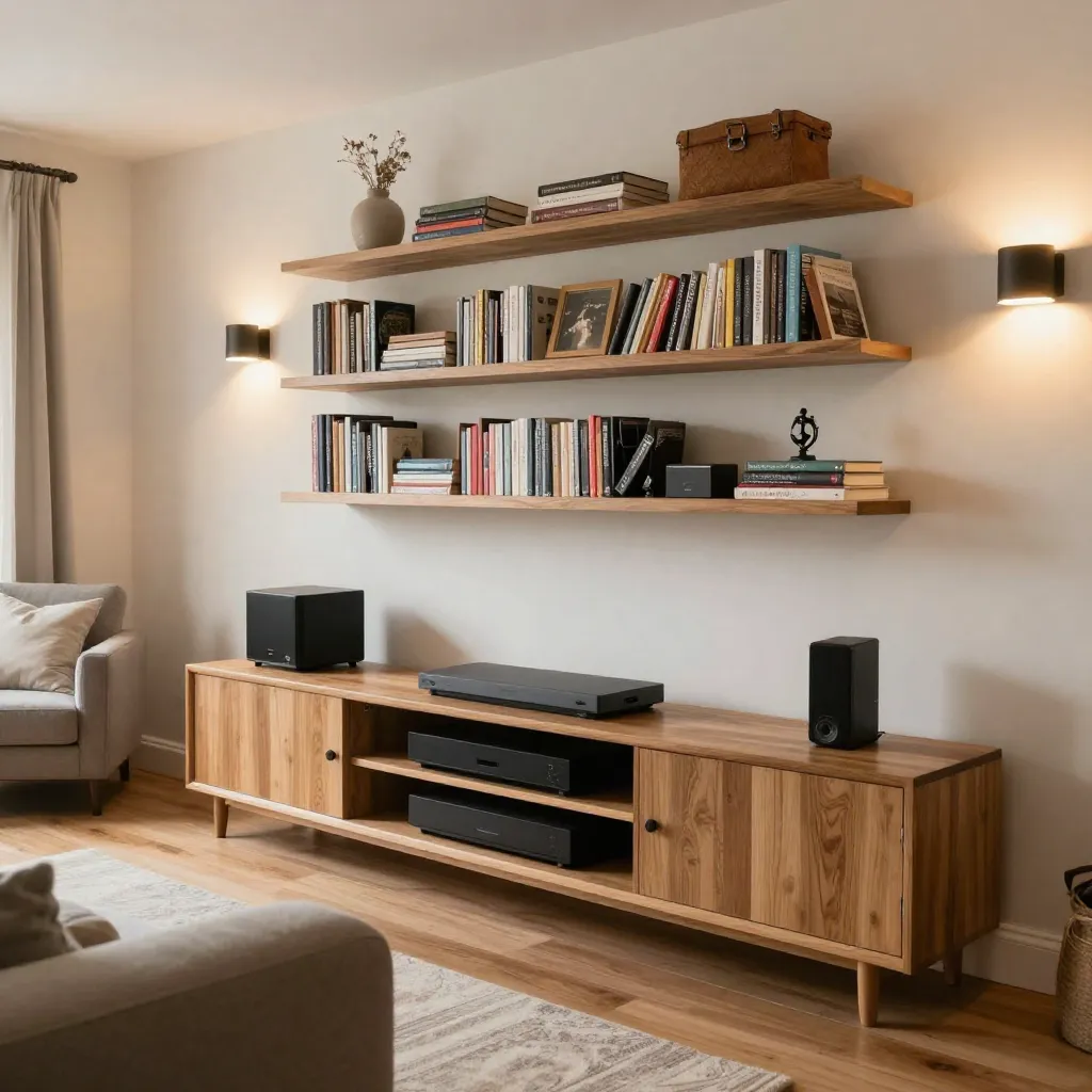 Hidden cable routing system